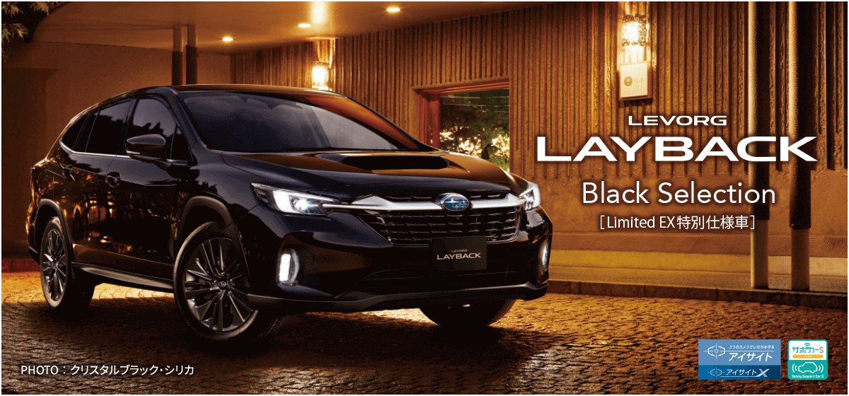 LEVORG LAYBACK Black Selection