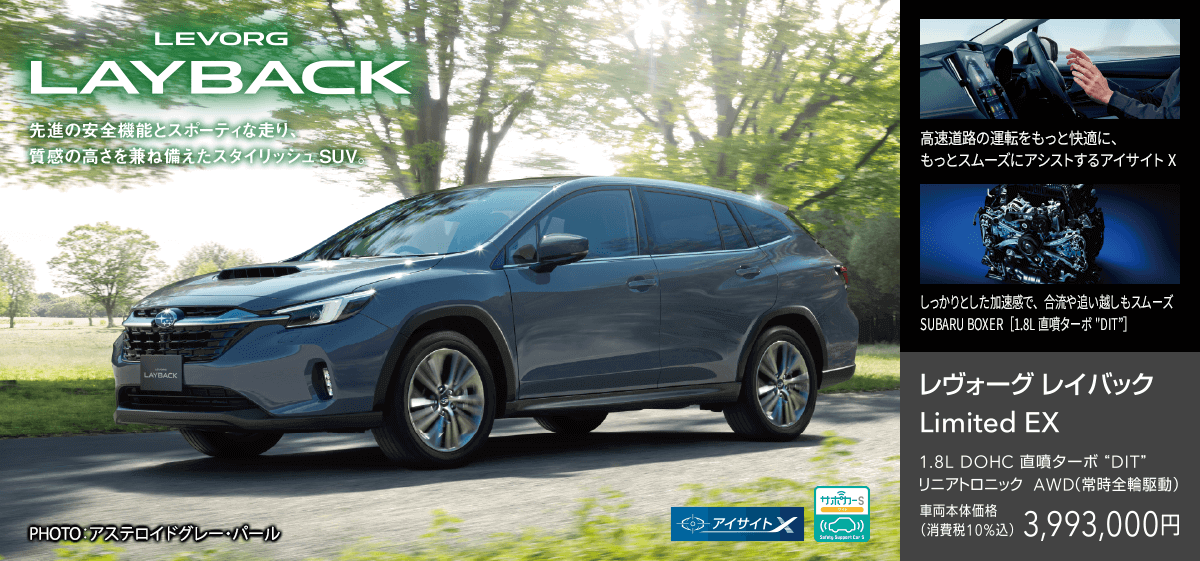 LEVORG LAYBACK Limited EX