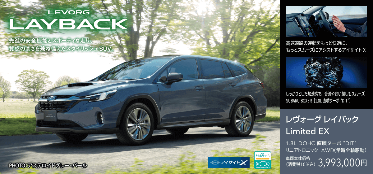 LEVORG LAYBACK Limited EX